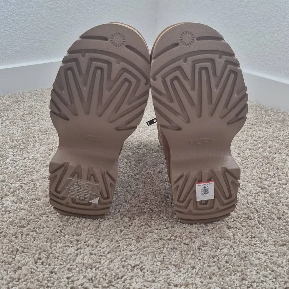 UGG Twin Seam New Heights Boots Brown Size 8